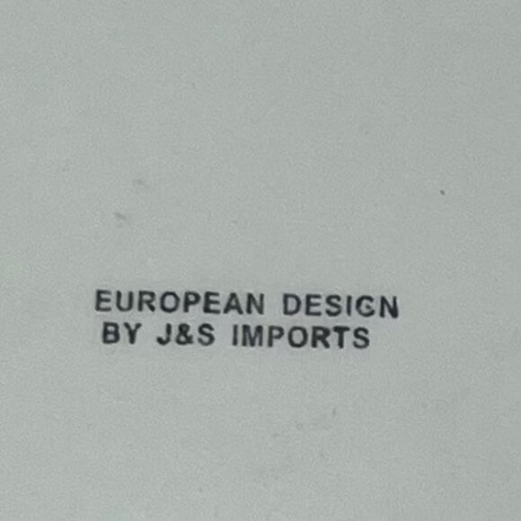 J&S Imports Cucina Italiana Ceramic Serving Bowl Salad Pasta Scalloped Edges - Picture 3 of 6